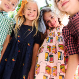 Girls Eliza Dress - Eyelet Embroidery