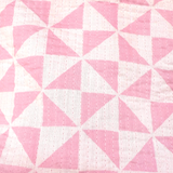 Small Reversible Quilted Tote - Pink Bouquet Floral