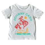 Johnny Cash Short Sleeve Tee - Vintage White
