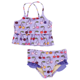 Girls Joy Tankini - Lavender Cherry