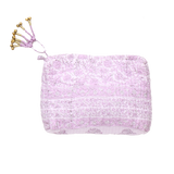 Small Quilted Pouch - Lavender Garden Floral