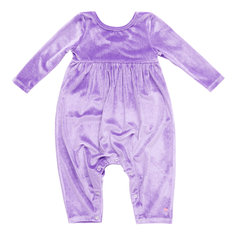 Baby Girls Velour Steph Jumper - Lavender