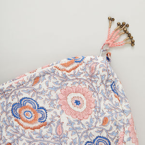 Large Quilted Pouch - Lisbon Floral