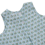 Baby Girls Jaipur 2-PC Set - Blue Prairie Block Print