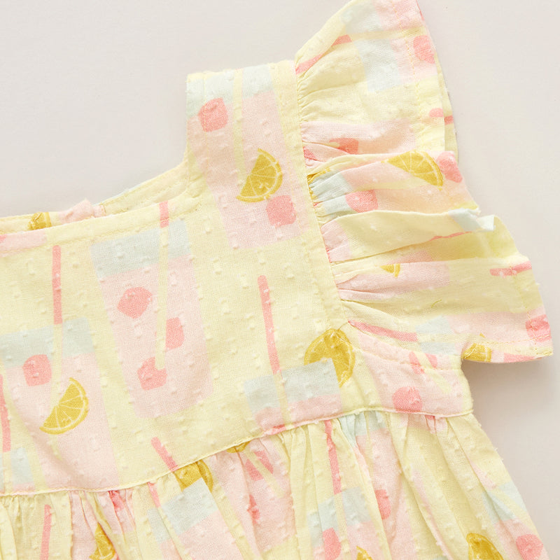 Baby Girls Elsie Bubble - Pink Lemonade