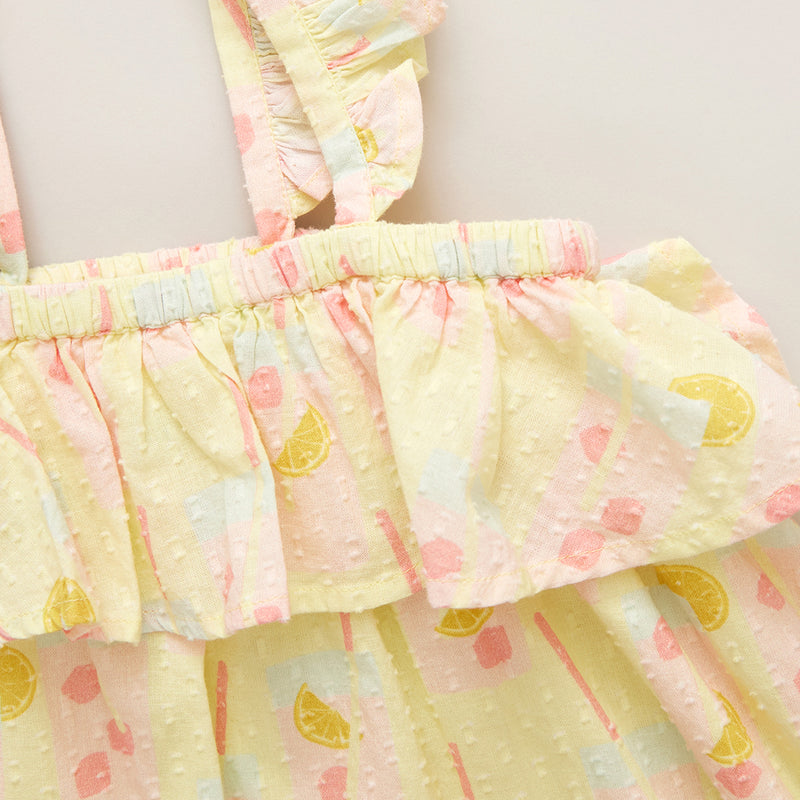 Girls Amalia Dress - Pink Lemonade