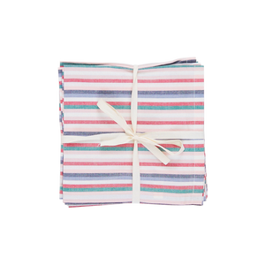 4-Pack Napkin Set - Multi Stripe
