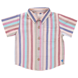 Boys Jack Shirt - Multi Vintage Stripe