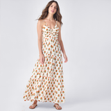 Womens Hope Dress - Small Orange Bud