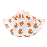 Baby Girls Sun Hat - Small Orange Bud