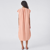Womens Cooper Coverup - Orange Pink Stripe