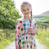 Girls Lame Holly Headband - Ornaments