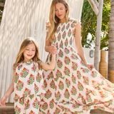 Womens Sen Dress - Pink Bellflower