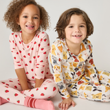 Kids Bamboo PJ Set - Strawberries