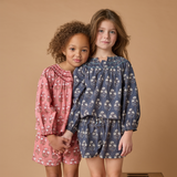 Girls Ava Top - Pink Strawflower