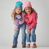 Girls Haven Sweater - Purple Bow