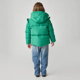 Girls Paris Puffer - Scallop Heart Pocket