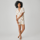 Womens Short PJ Set - Lavender Dandelion