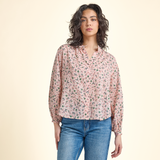 Womens Josephine Top - Mini Cottage Floral