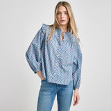 Womens Misha Top - Light Blue Carnation