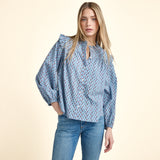 Womens Misha Top - Light Blue Carnation