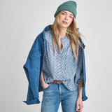 Womens Misha Top - Light Blue Carnation