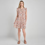 Womens Kalani Dress - Multi Flower Drop