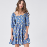 Womens Melissa Dress - Periwinkle Small Bud
