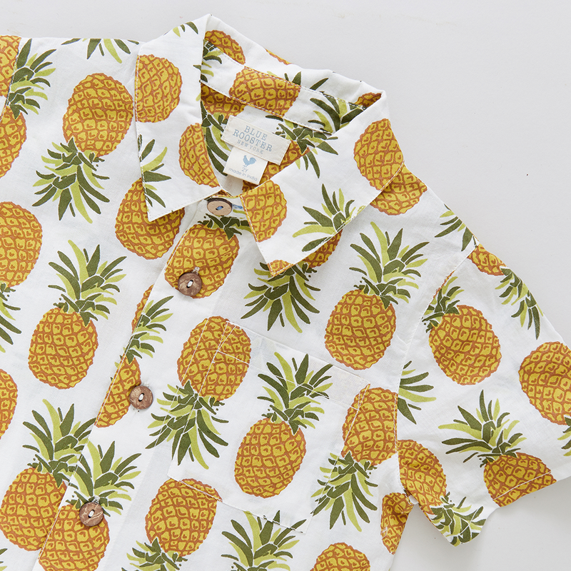Boys Jack Shirt - Pineapple