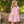 Girls Polly Dress - Pink Mini Squares