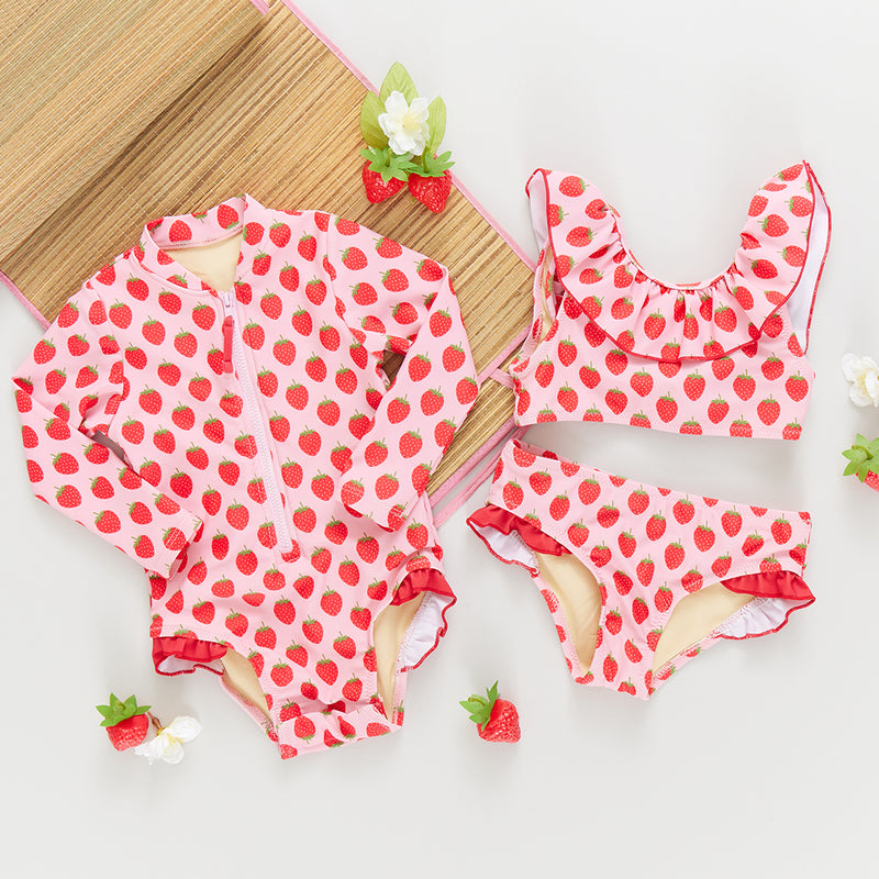 Baby Girls Arden Suit - Strawberries