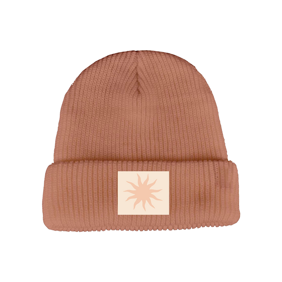 Here Comes the Sun Beanie - Rosewood