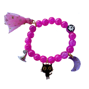 Halloween Bracelet - Pink Cat
