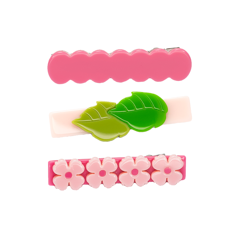 Hydrangea Clip Set - Pink