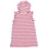 Girls Terry Coverup - Rapture Rose Stripe