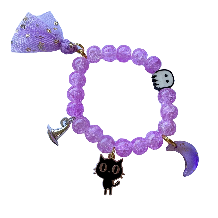 Halloween Bracelet - Purple Cat