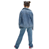 Mini Miramar Trucker Jacket- Scarlet