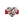 Bari Lynn Puffy Heart Clip - Red & Pearl