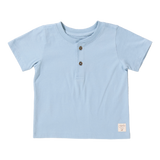 Scout Henley T-Shirt - Light Blue
