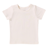 Short Sleeve Seesaw Rib T-Shirt - Cream