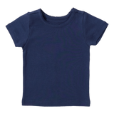 Short Sleeve Seesaw Rib T-Shirt - Navy