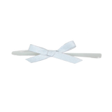 Ribbon Shoelace Bow Headband - Silver Twinkle