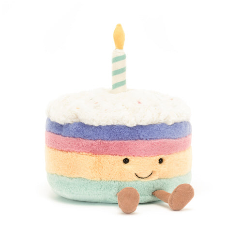 Amuseable Rainbow Birthday Cake - Large