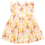 Girls Jennifer Dress - Yellow Chicks