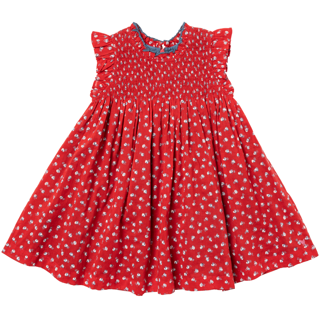 Pink Chicken Tawny Brown Stripe Stevie Dress main image 0