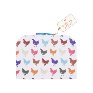 Gift Suitcase - Multi Chickens