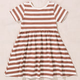Sunny Dress - Cocoa Stripe