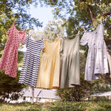 Sunny Dress - Cocoa Stripe