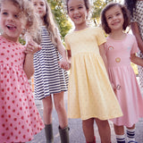 Sunny Dress - Cocoa Stripe