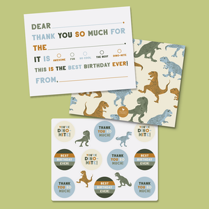 Fill In Thank You Notes - T-Rex